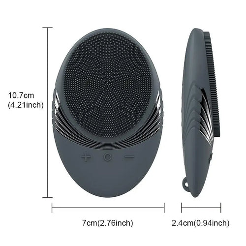 Electric Silicone Facial Cleansing Brush, USB Rechargeable Facial Massager, Facial Skin Care Tool for Men, Facial Cleansing Tools, Facial Cleaning Tool, Personal Care Appliances
