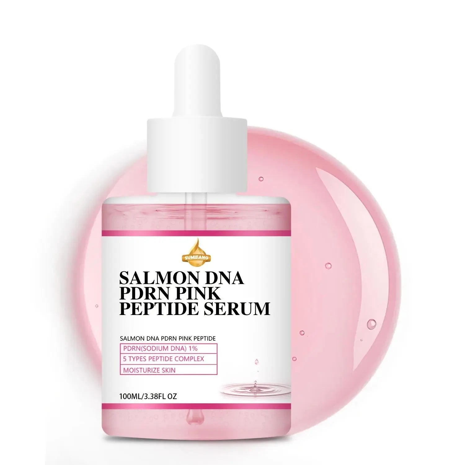 Salmon DNA Peptide Serum, Collagen Peptide Serum, Peptide Powerhouse Serum, Enhancing Serum, Booster Serum, Hydration Serum, Moisturizing Facial Serum, Hydrating Facial Essence, Face Lotion for Women & Men, Skin Care Product for Daily Use