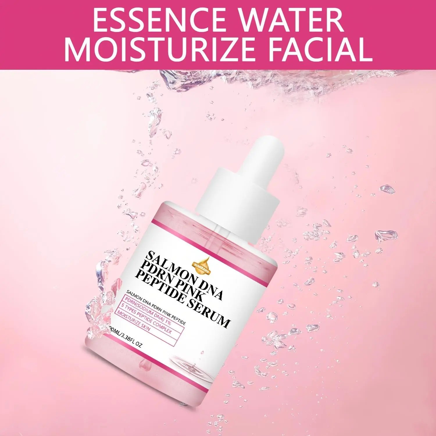 Salmon DNA Peptide Serum, Collagen Peptide Serum, Peptide Powerhouse Serum, Enhancing Serum, Booster Serum, Hydration Serum, Moisturizing Facial Serum, Hydrating Facial Essence, Face Lotion for Women & Men, Skin Care Product for Daily Use