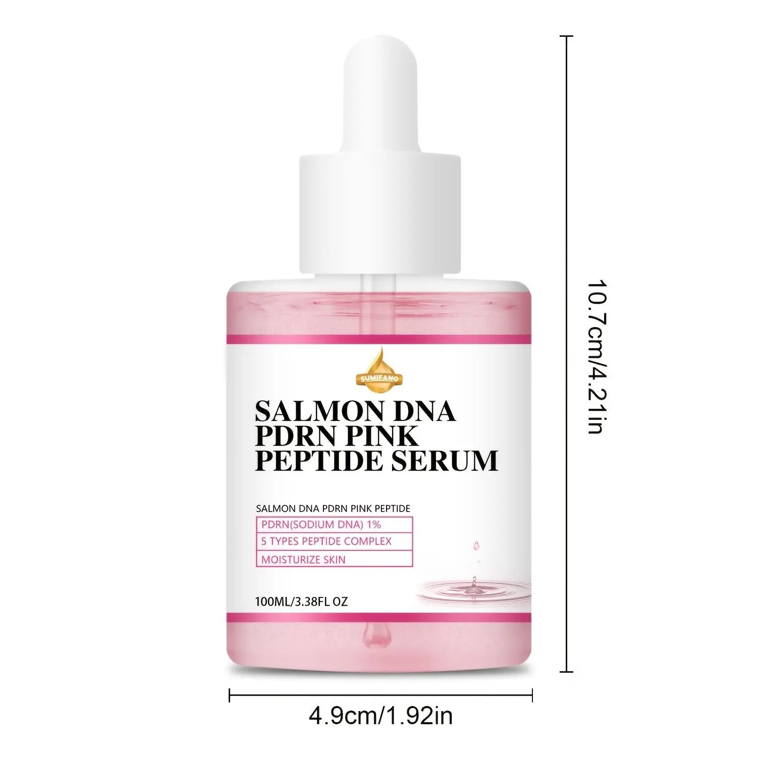Salmon DNA Peptide Serum, Collagen Peptide Serum, Peptide Powerhouse Serum, Enhancing Serum, Booster Serum, Hydration Serum, Moisturizing Facial Serum, Hydrating Facial Essence, Face Lotion for Women & Men, Skin Care Product for Daily Use