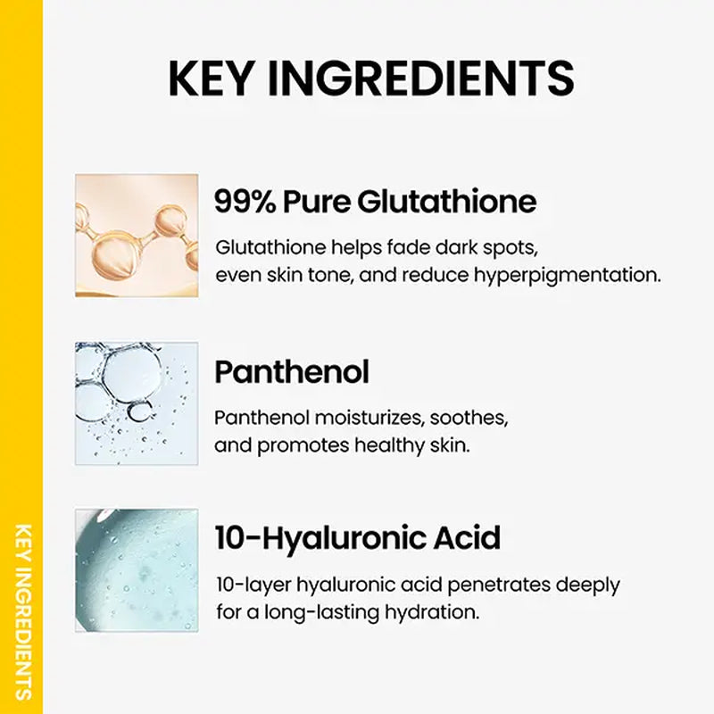 [Ongredients Official Shop] Skin Barrier Glow Serum - Gluta-Capsules Serum with Panthenol for Glassskin Care & Boost Glow 1.69 Fl. Oz. / 50Ml