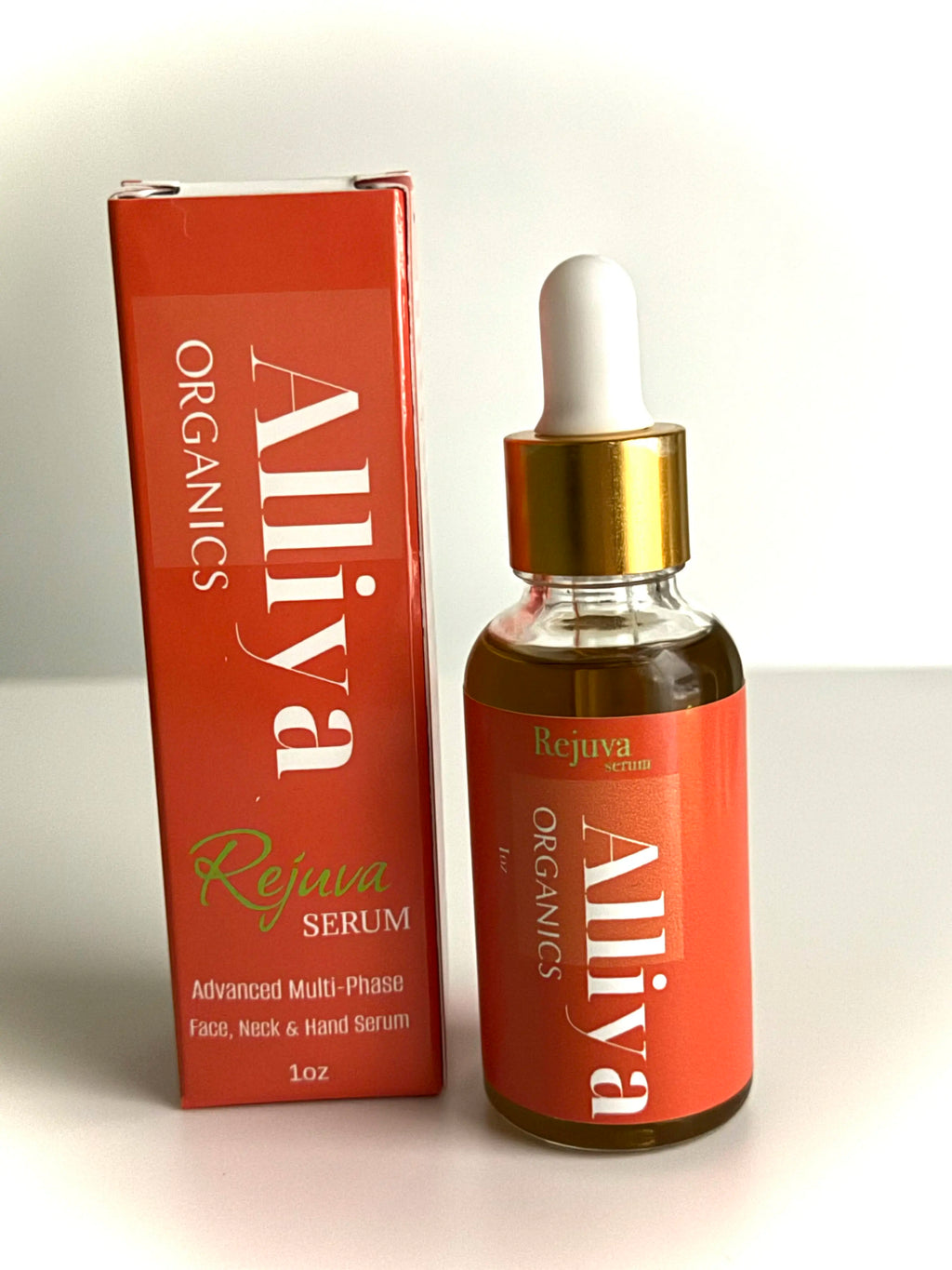 Alliya Organics Rejuva Serum 1Oz. Advanced Multi-Phase Skin Serum