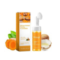 Turmeric Facial Cleanser, Gentle Exfoliating Facial Cleanser, Oil Control Facial Cleanser, Facial Skin Care Product for Women & Men, Cleansing, Facial Wash